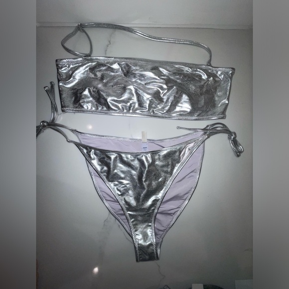 New Skims Metallic swim set - Picture 1 of 4